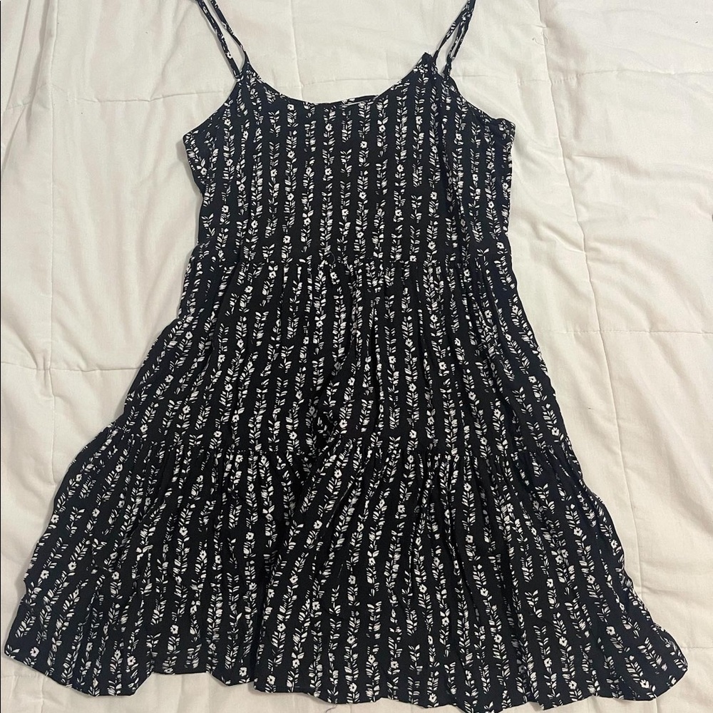 Black & White Floral Sundress